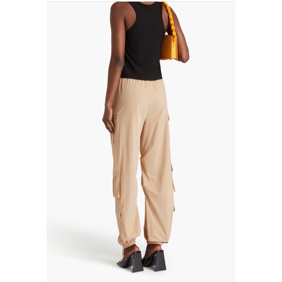 ALICE + OLIVIA Stretch-shell cargo pants size 6 Color: Sand (New) - Picture 2 of 5